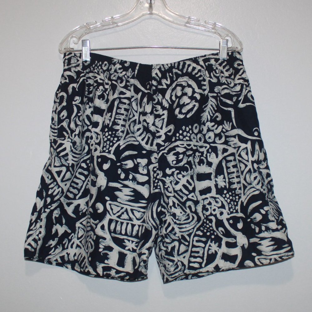 Natural Life Patterned Swim Trunks Shorts